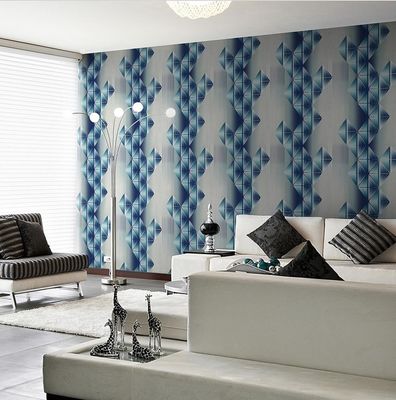 品質  Modern Geometric Pattern PVC Wallpaper 3D Wallpaper For Living Room 工場